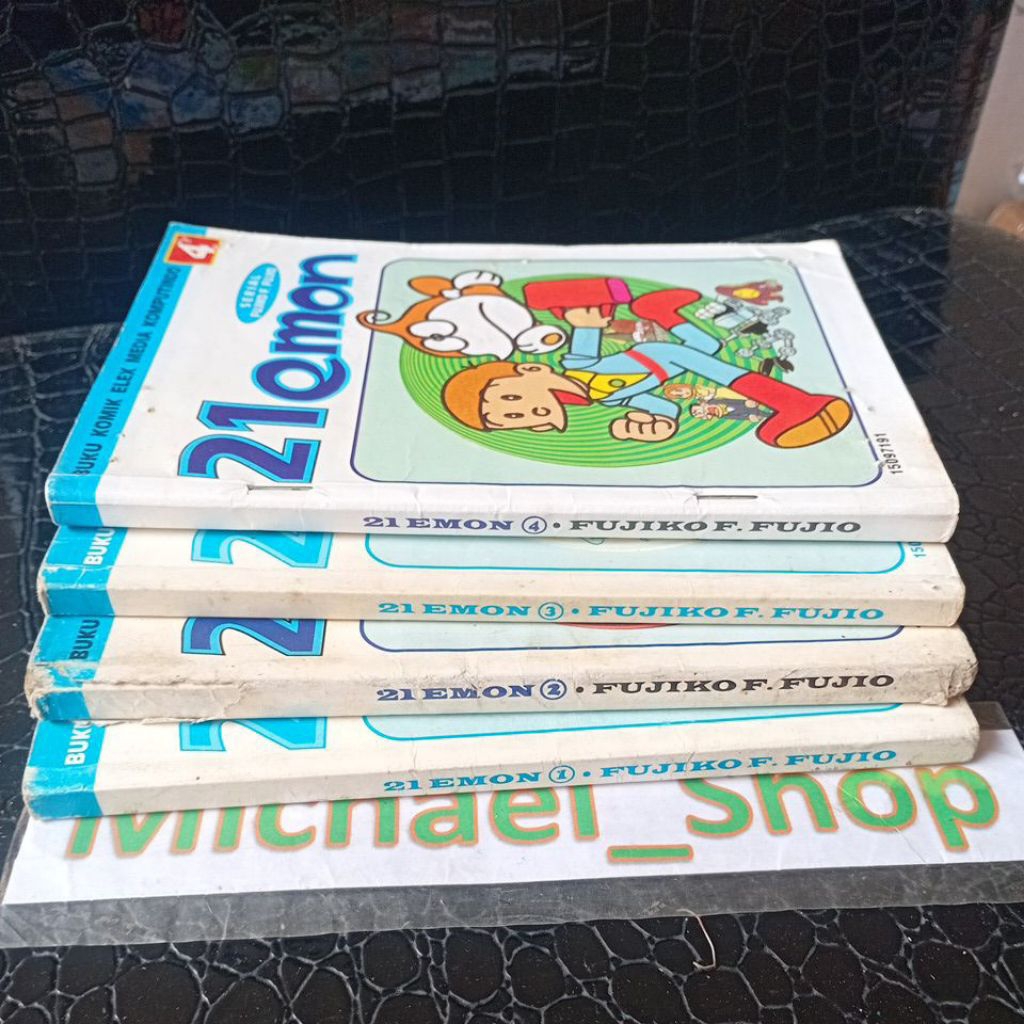 ( Kode B3 ) Komik 21emon 21 emon 1 2 3 4 Lengkap Fujiko F Fujio Langka ( Doraemon )