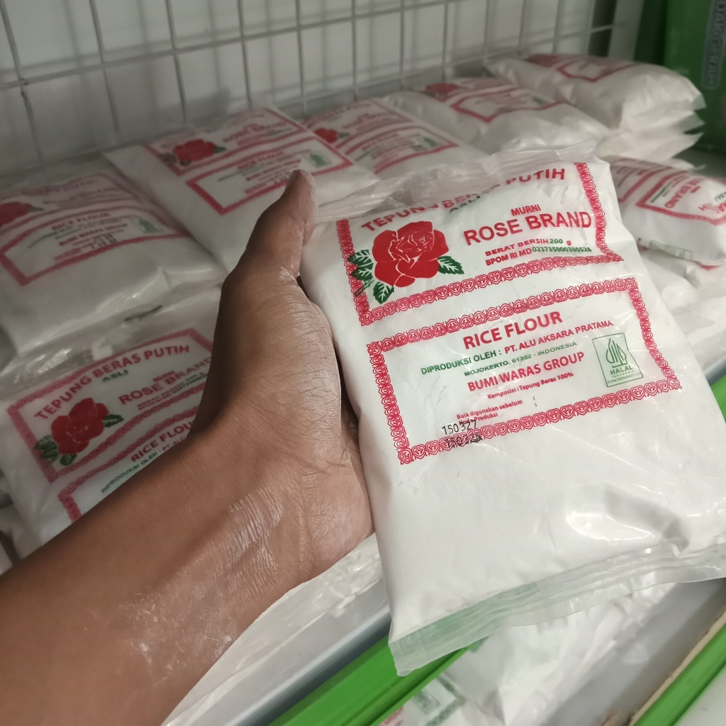 

Tepung BERAS Rose Brand Kemasan 200gram Rice