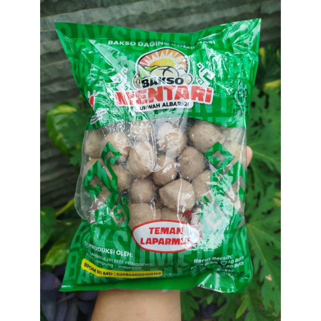

Mentari Bakso Sapi Campur (Isi 50pcs) Kemasan 500gram