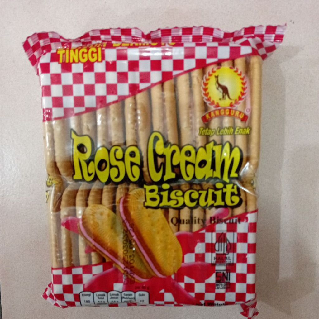 

Rose Cream Biscuit 120gr 1 Bungkus