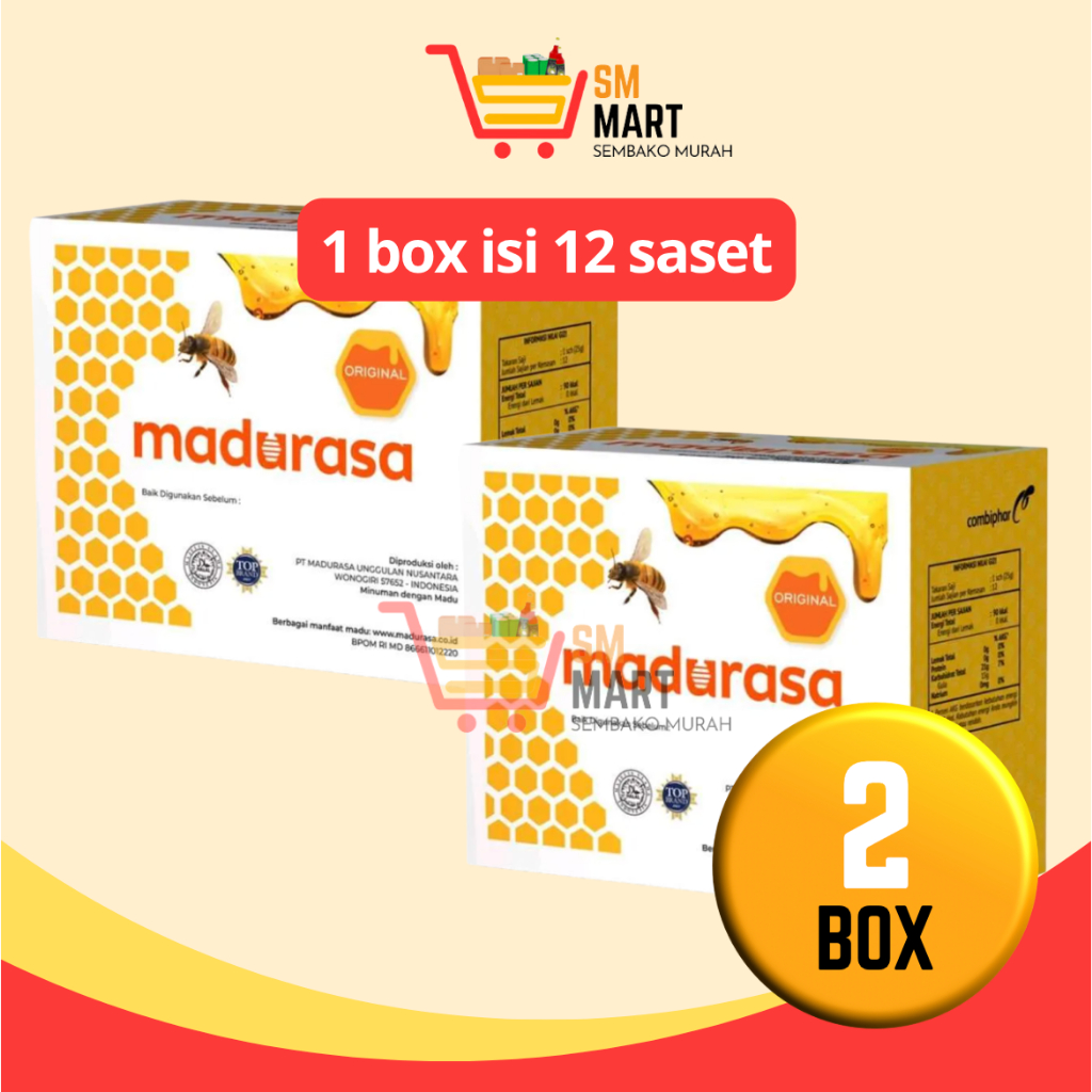 

[2 BOX] MADURASA 1 BOX ISI 12 SASET MADURASA SACHET