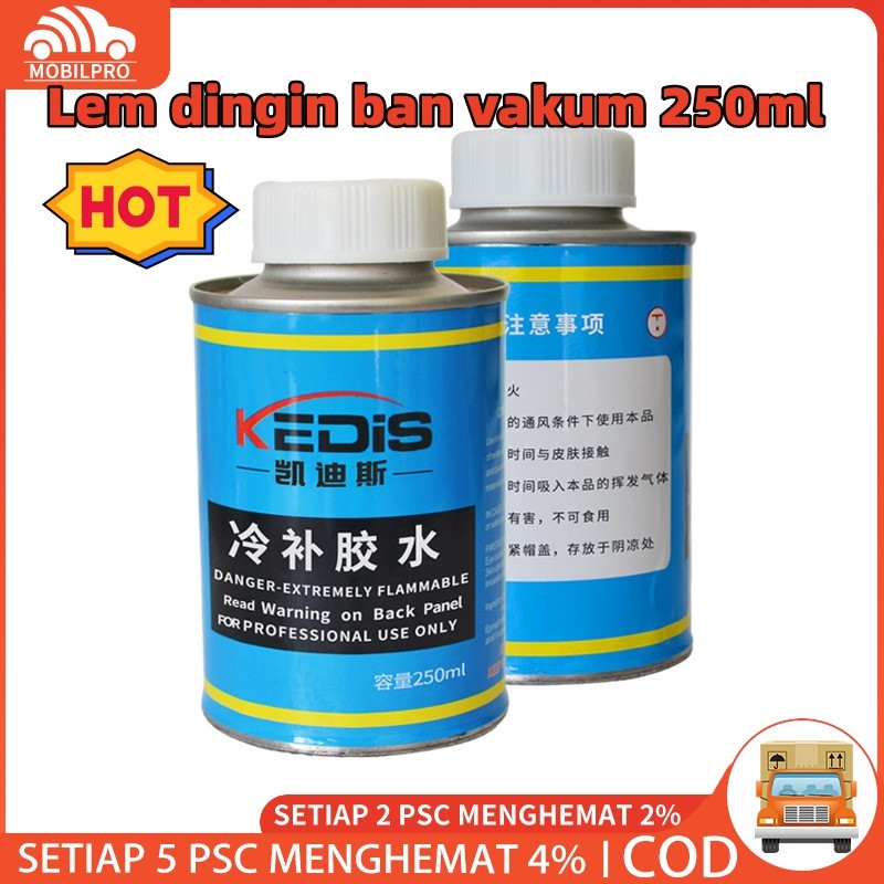 250 ML Lem Tambal Ban Lem perbaikan ban Lem Ban Hitam Roda Kendaraan - Lem Ban Roda Kendaraan Car Ti