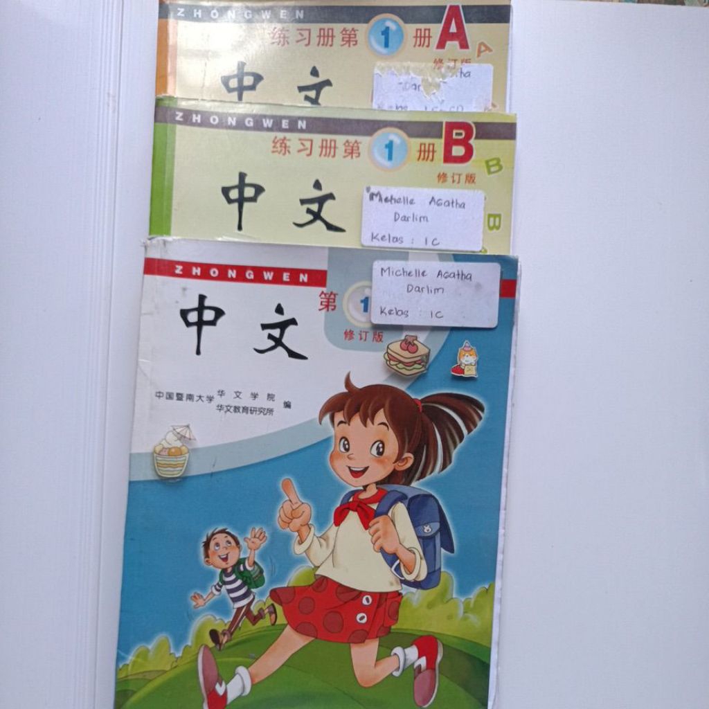 zhongwen jilid 1 1A 1B (3 buku)