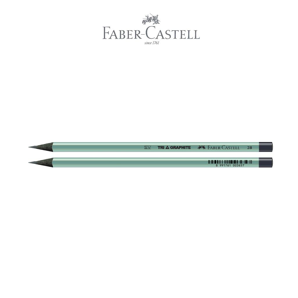 Faber-Castell Pensil Tri Graphite Metallic ? 1 Box Isi 12 Pensil Segitiga Warna Metalik (Ungu, Hijau, Hitam) - Gambar 3