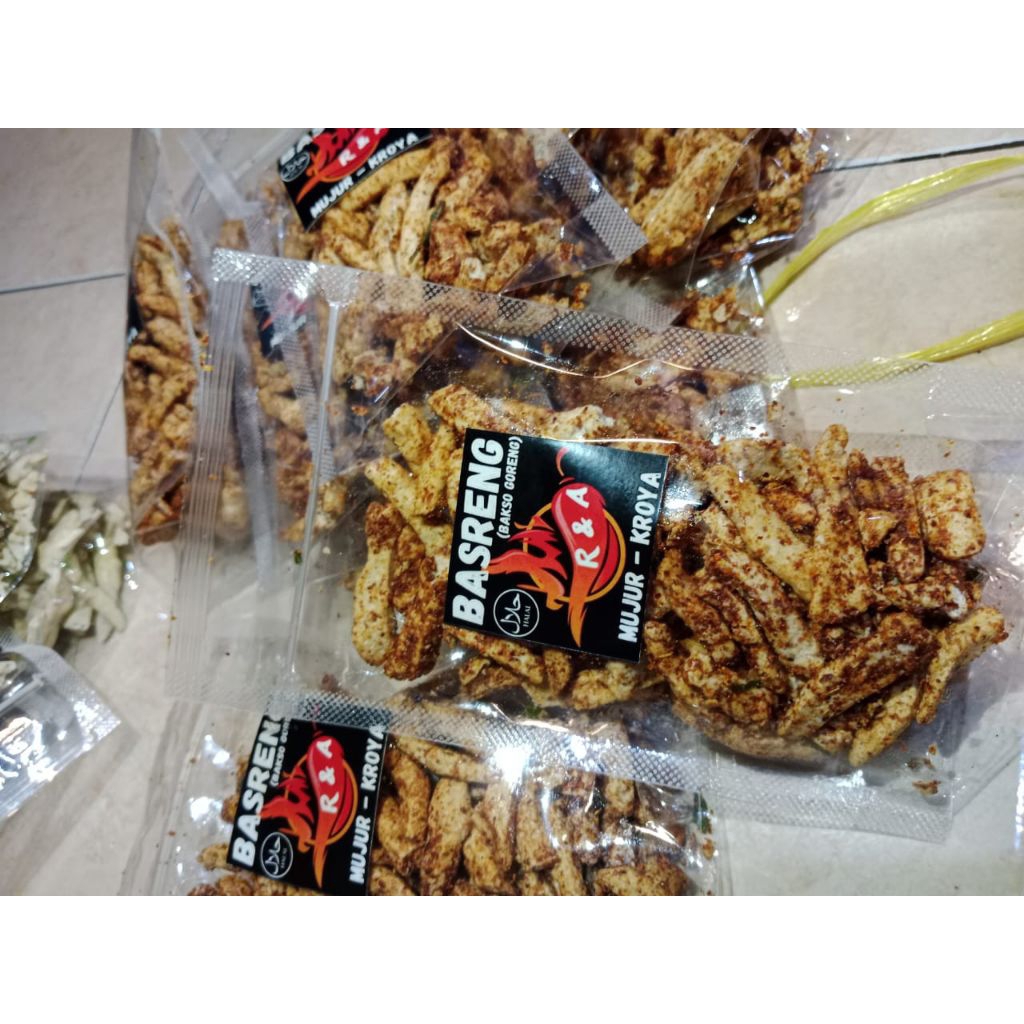 

Basreng Gurih dan pedas 1kg...