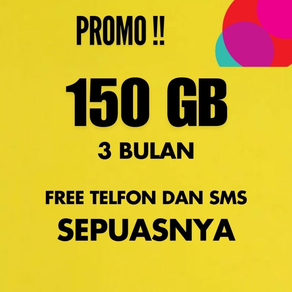 PROMO PAKET INTERNET IM3 150GB