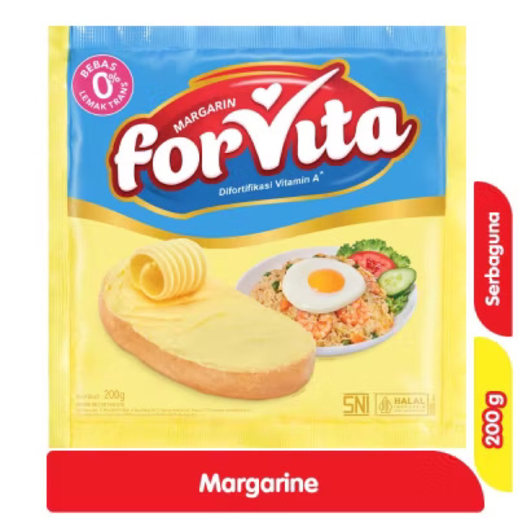 

Margarin Forvita 200g | Mentega