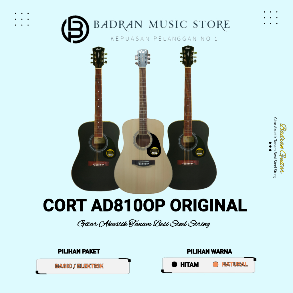 GITAR AKUSTIK CORT Original Full Meranti