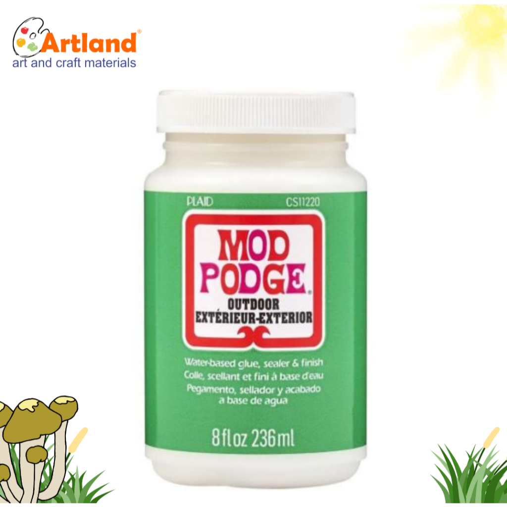 

Mod Podge Outdoor 8oz – Lem & Finishing Tahan Cuaca untuk Proyek Luar Ruangan