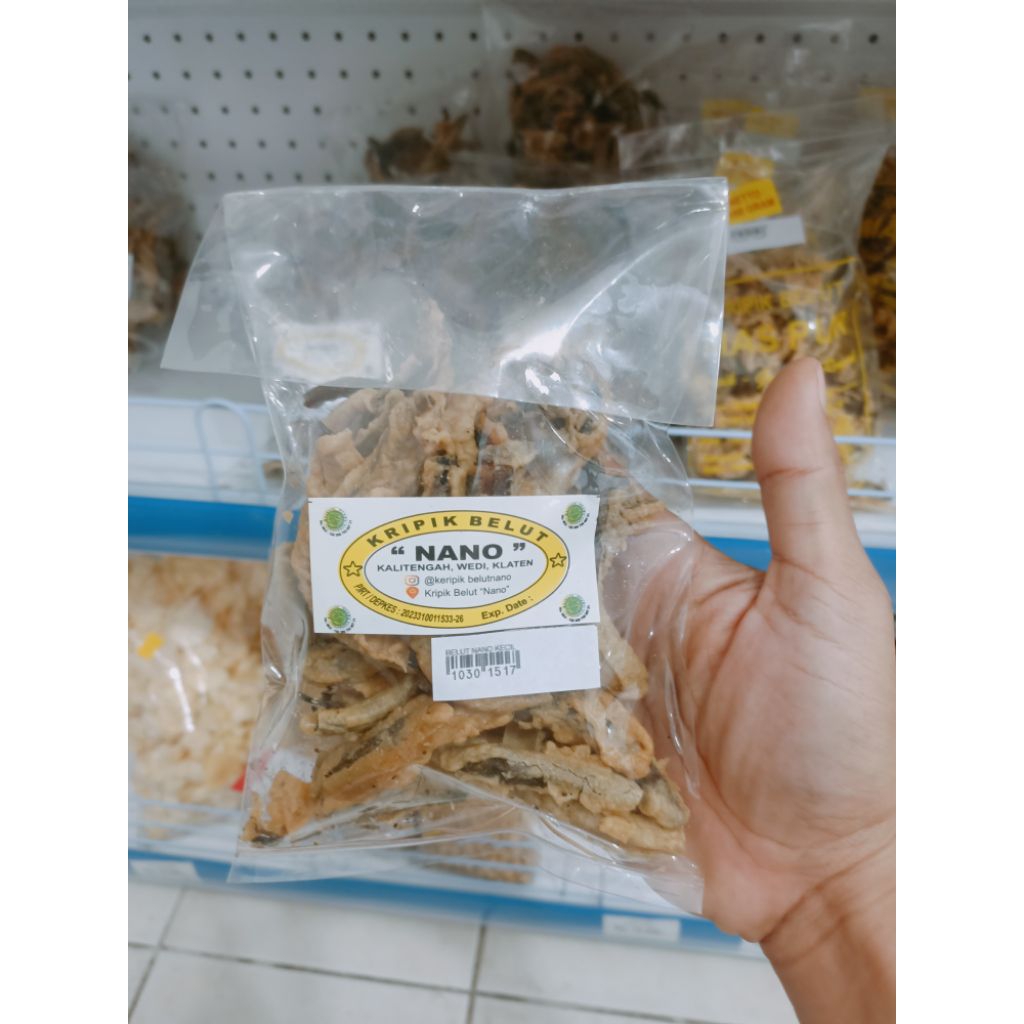

Kripik Belut Nano kecil 100gr