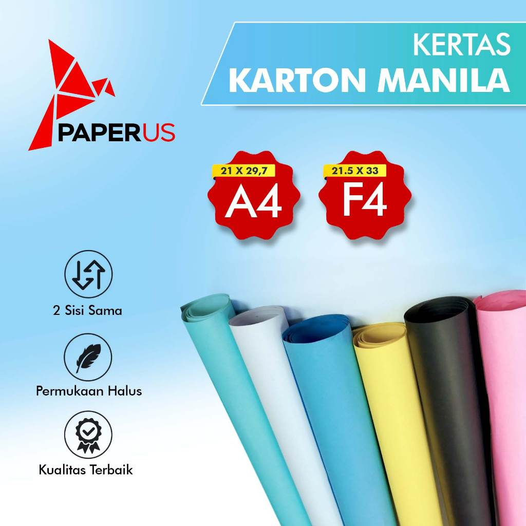 

Karton Manila A4 & F4 | Kertas Manila Folio