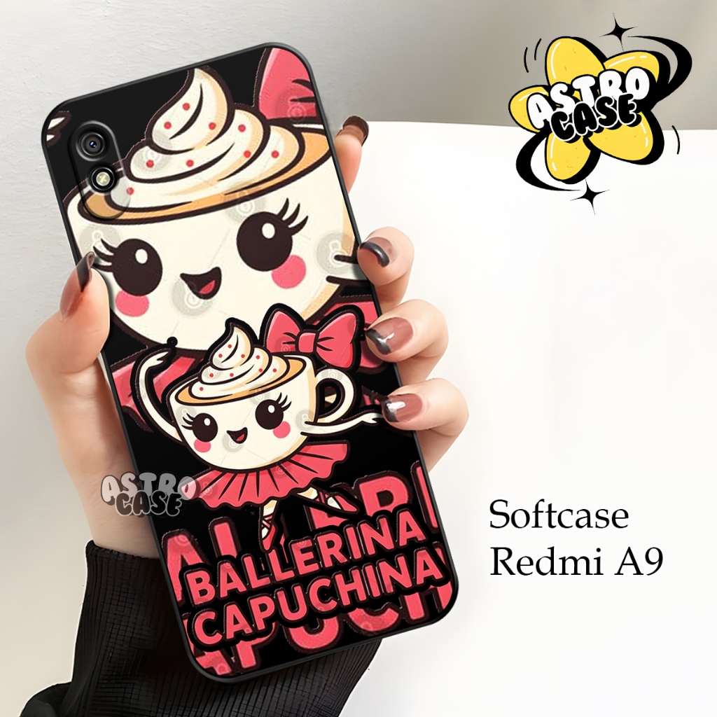 Astrocase- Case Redmi 9A New Full Cover Motif anomali - Cassing Redmi 9a Full karet Case Keren Redmi