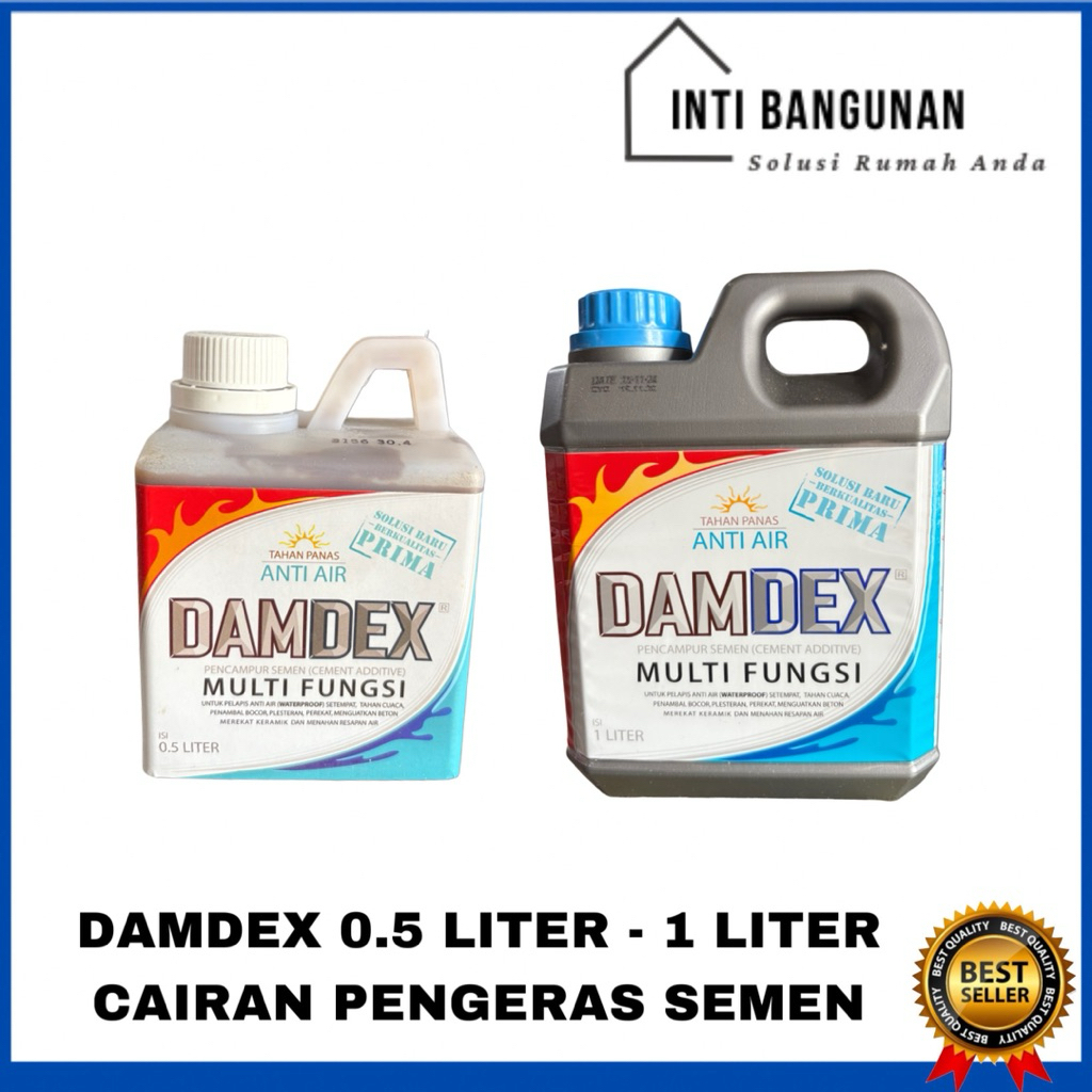 Damdex 1 Liter 0.5 Liter Multifungsi Cairan Obat Pengeras Cor Penguat Beton Plesteran Nat Keramik An