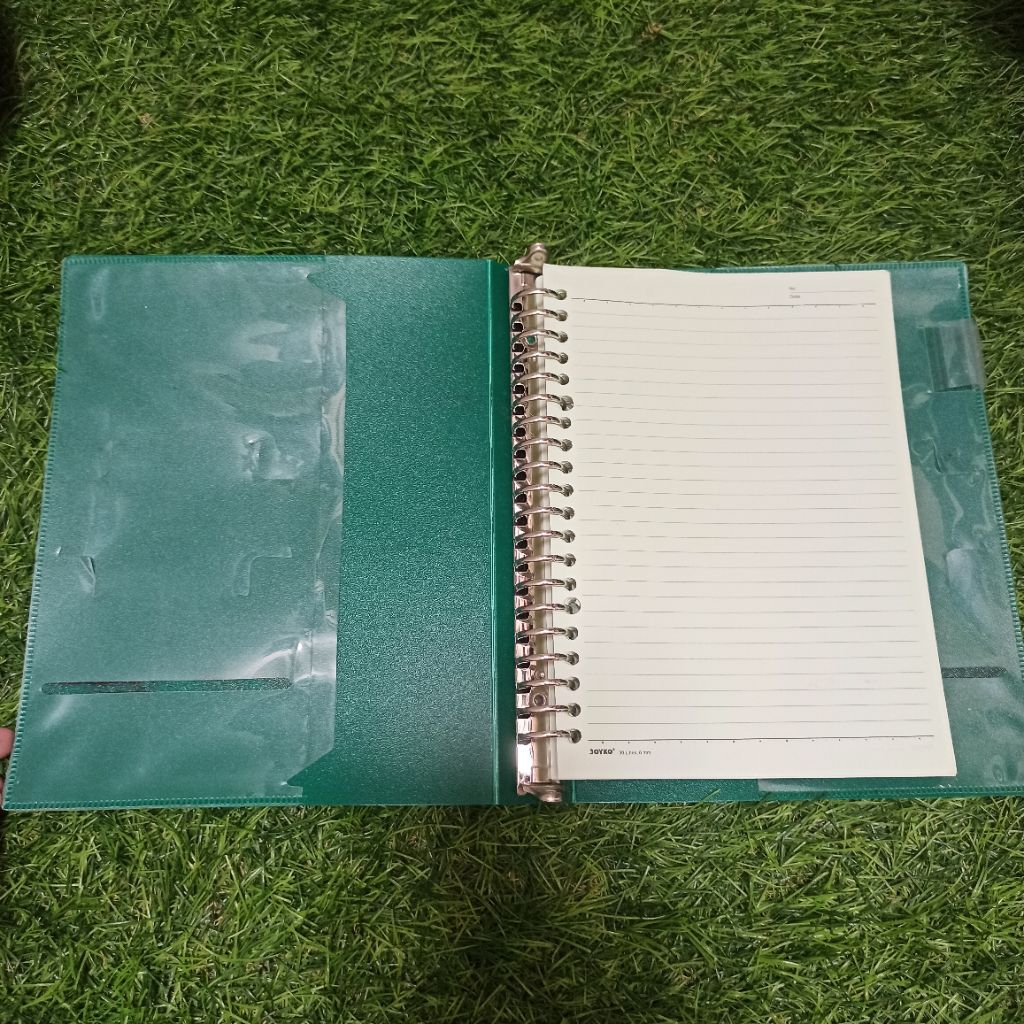 

Journaling - Preloved Nota binder + Kertas + Stabilo