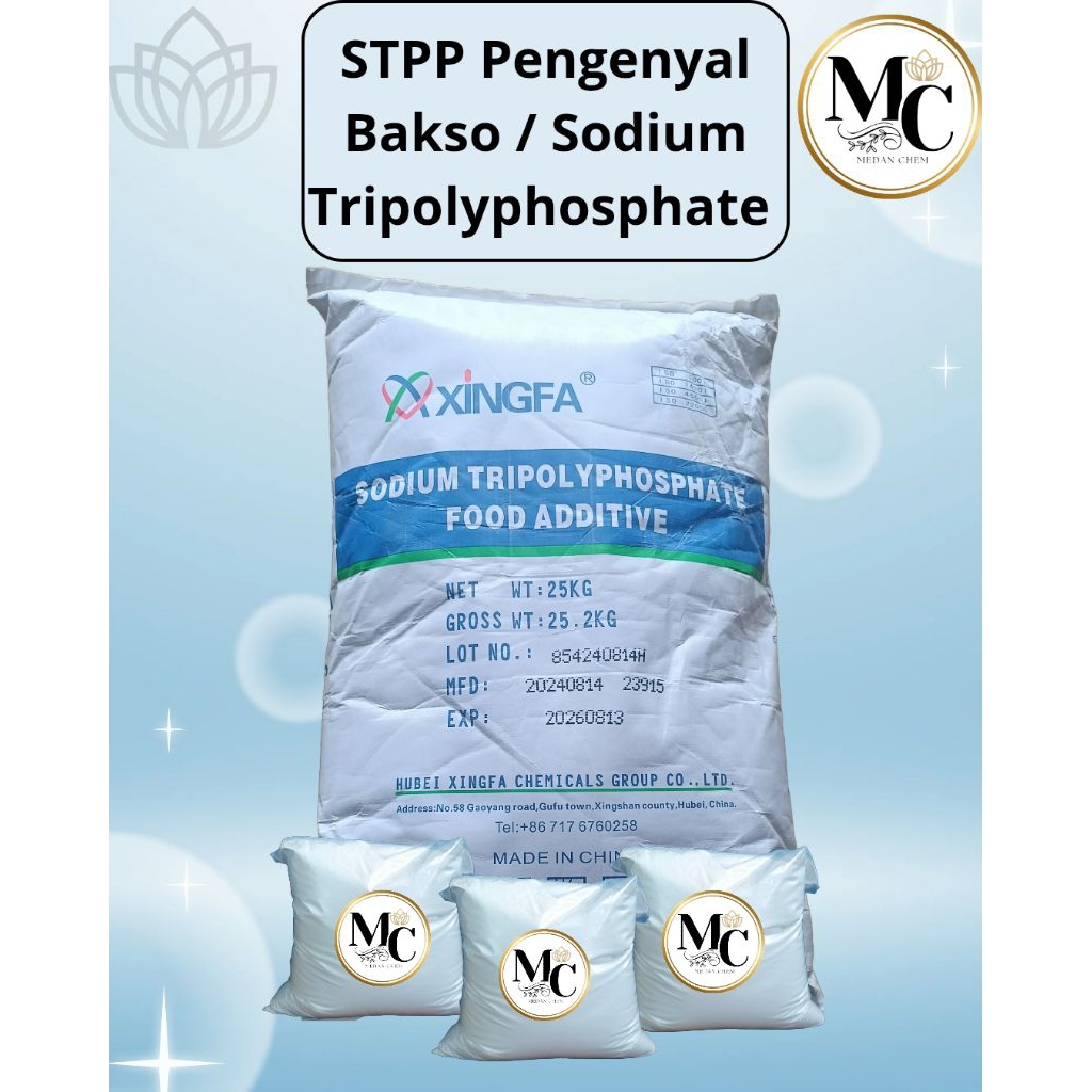 

STPP Pengenyal Bakso/ Sodium Tripolyphosphate Food Grade 1 KG