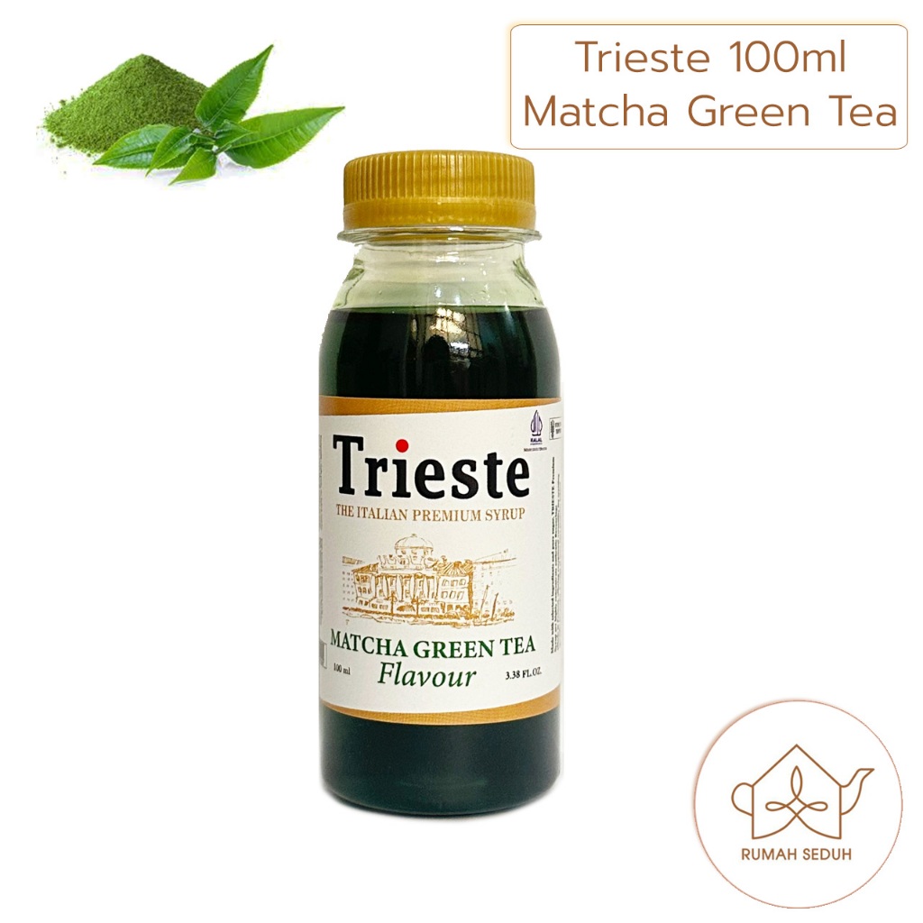 

100mL Trieste Green Tea Syrup - Sirop Matcha - Sirup Macha Teh Hijau