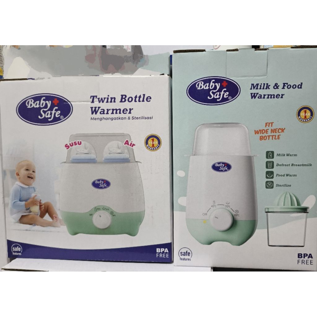 Baby Safe LBW01 LBW02 milk food Warmer | pemanas penghangat botol susu asi kukus mpasi steril