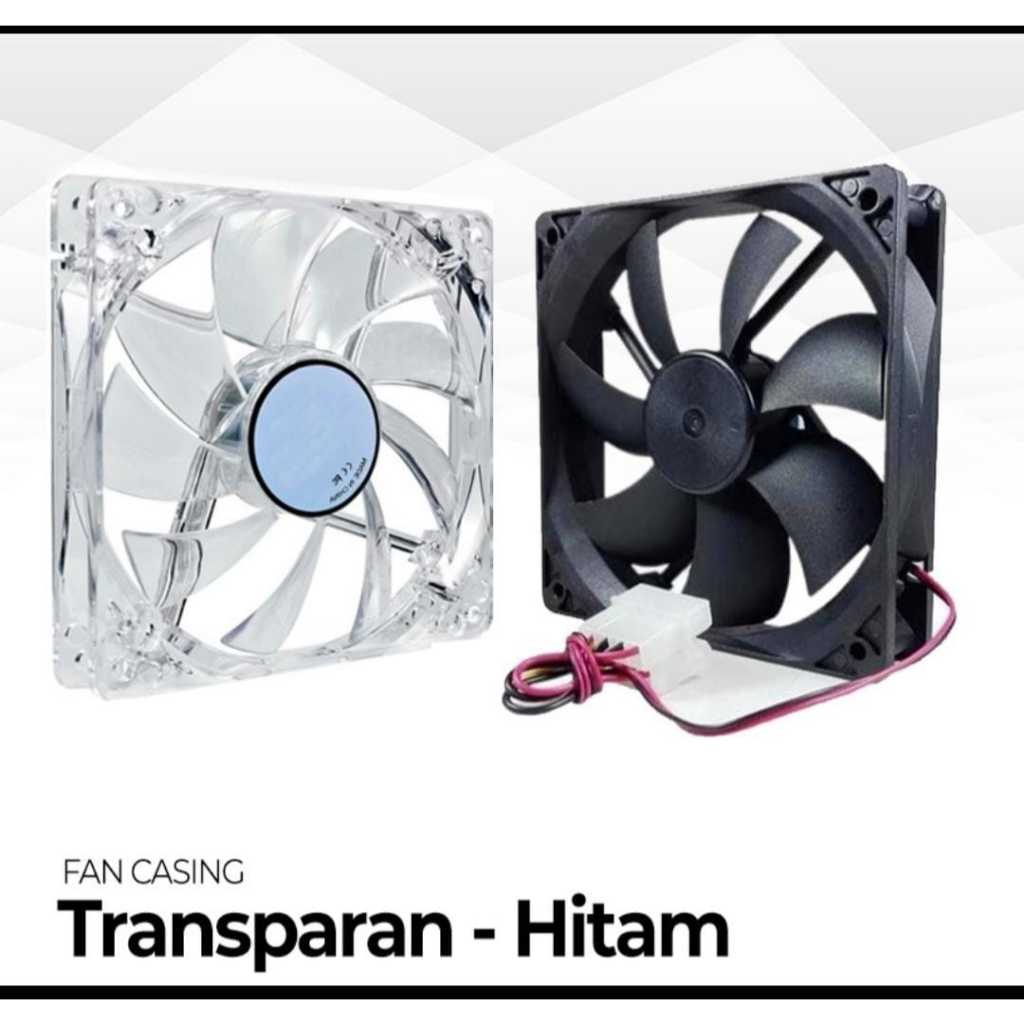 Fan kesing 8 cm Hitam / Fan cpu / Fan PC / Kipas CPU / cooler pc