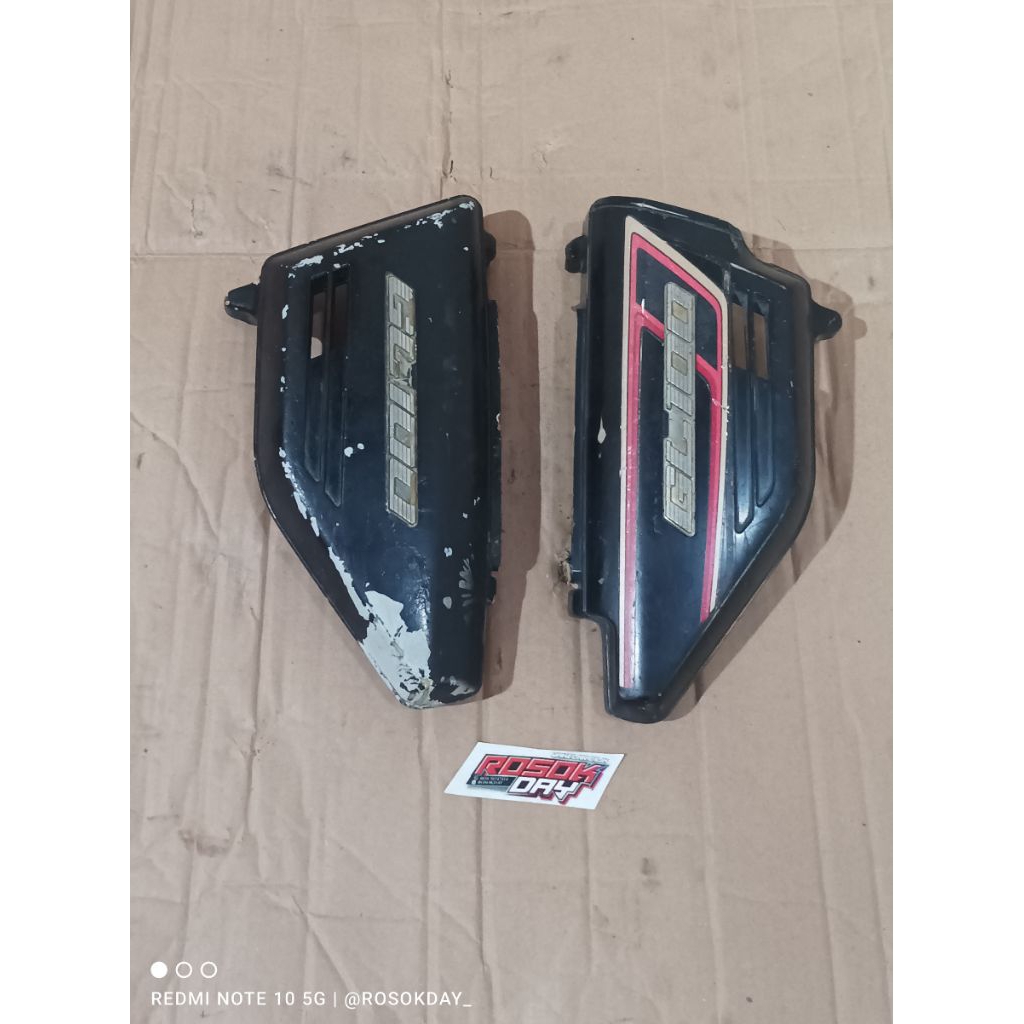 Box Aki GL100 Original Cover Tutup Box Kempol Dop Samping Kanan Kiri Aki Honda GL100 GL125 CB100 K5 