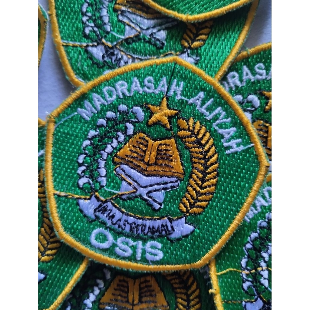 logo bordir Madrasah Aliyah OSIS