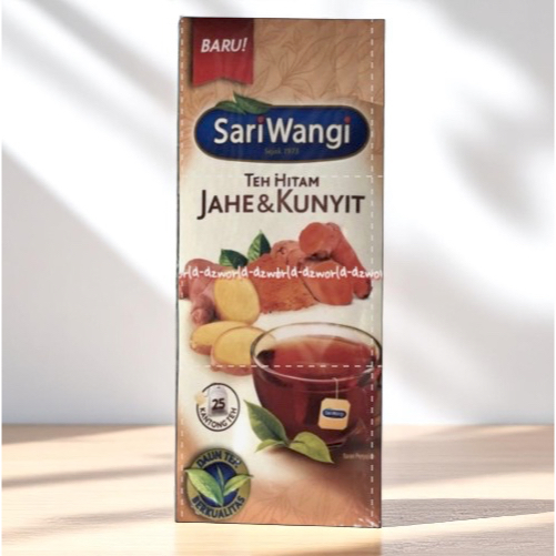

Sariwangi 25bags Teh Hitam Jahe Kunyit Black Tea Ginger Sari Wangi 25 bags Tehhitam Black Tea Gingers Tea
