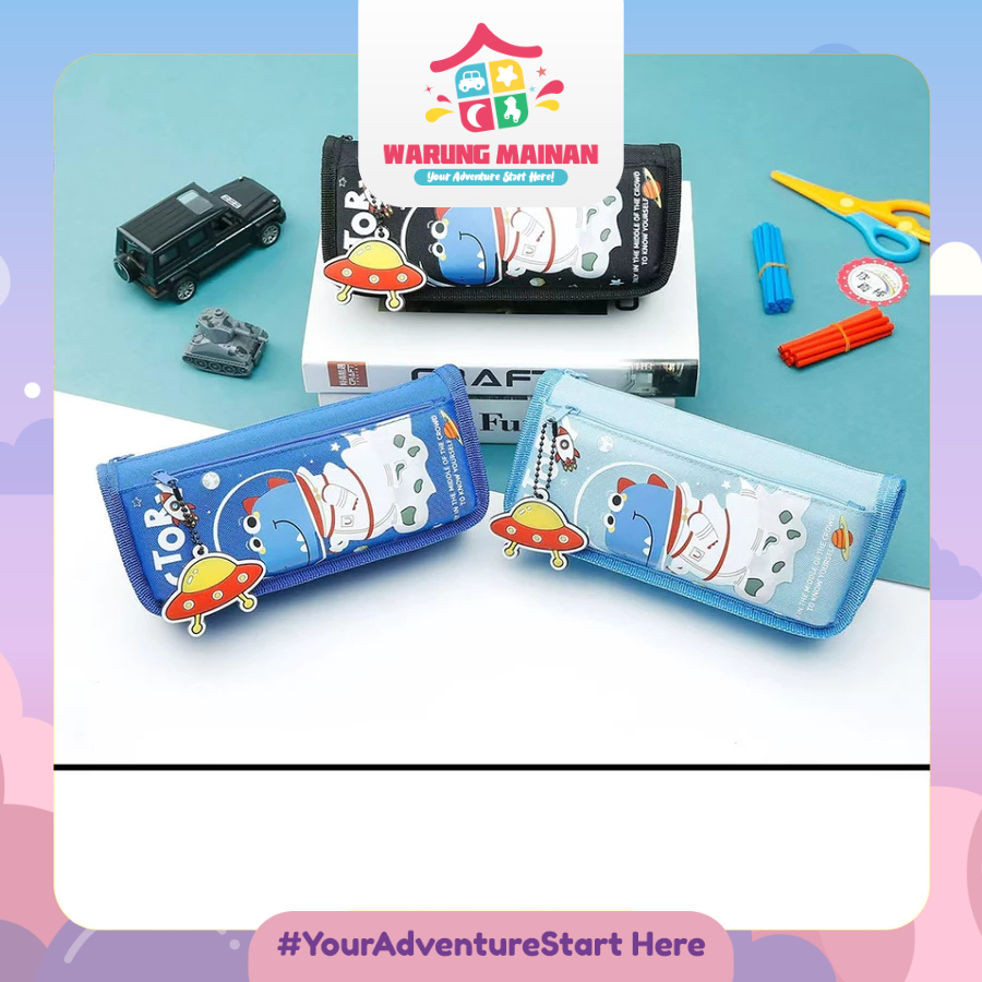 

[WARUNGMAINAN] [ATK49] Tempat Pensil Kotak Pensil Pinsil Kain Jumbo Tebal 2 Sleting