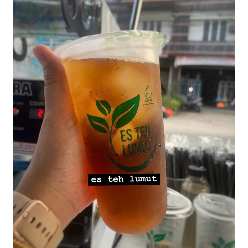 

Es teh lumut Original khusus k irim Instant