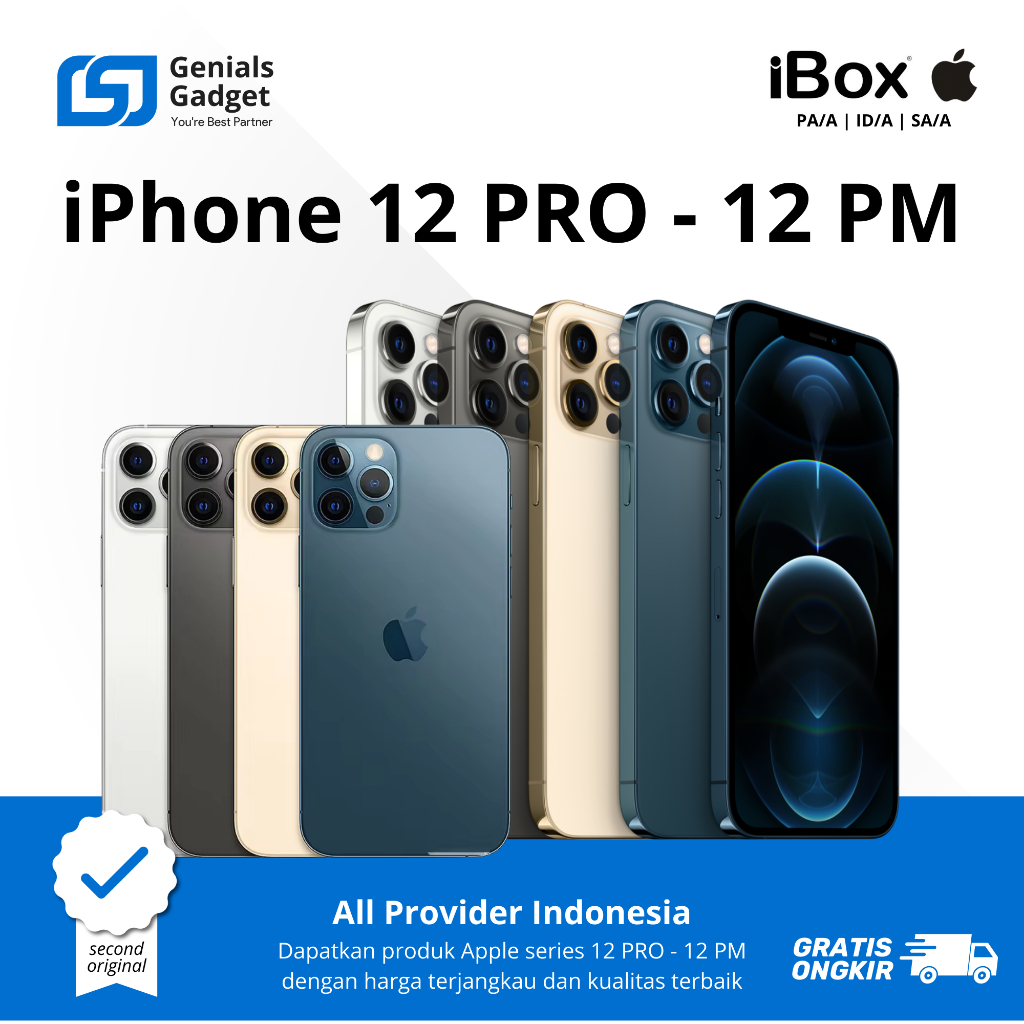 GG - IP 12 PRO / IP 12 PRO MAX 128 GB dan 256 GB Second BEKAS | MULUS NORMAL FULLSET