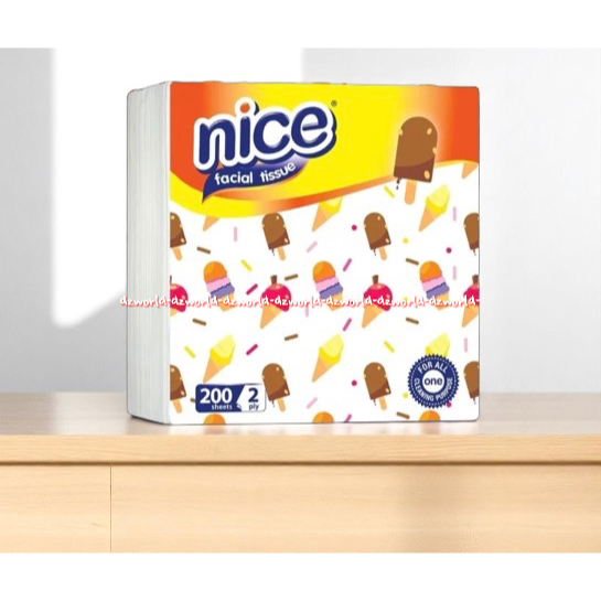 Nice Facial Tissue 200sheets 2ply Tisu Wajah Kecil Nais Tisue Tissu Nices