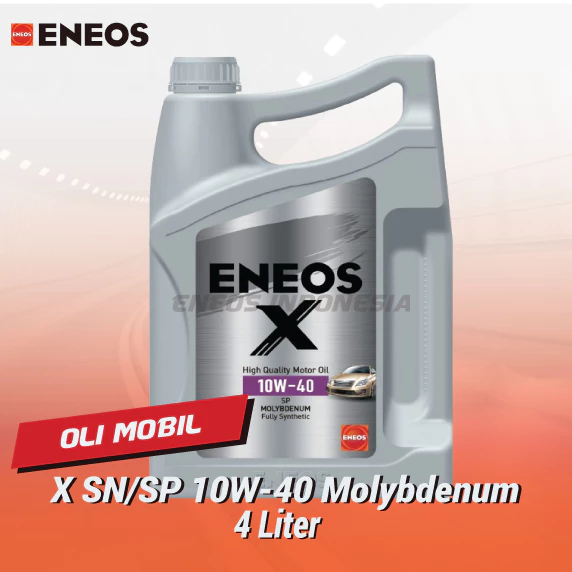 ENEOS X SN/SP 10W-40 Molybdenum Oli Mobil  4 Liter