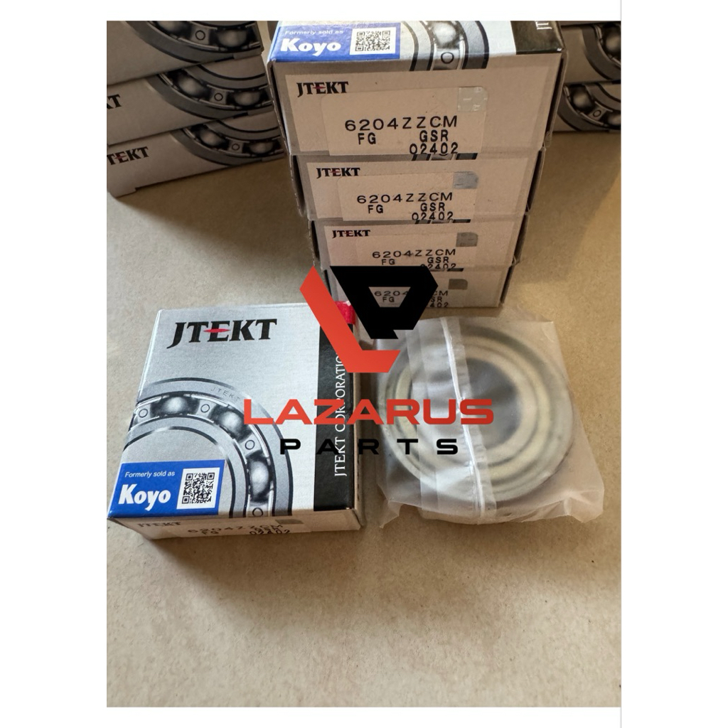 Bearing/laher/laker Koyo 6204 ZZ Asli