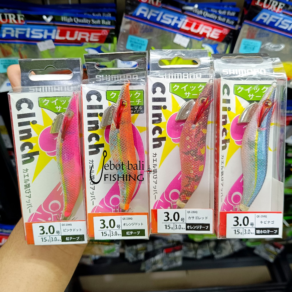 Egi Shimano Clinch 3.0 - Umpan Pancing Cumi / Eging - Umpan Mancing
