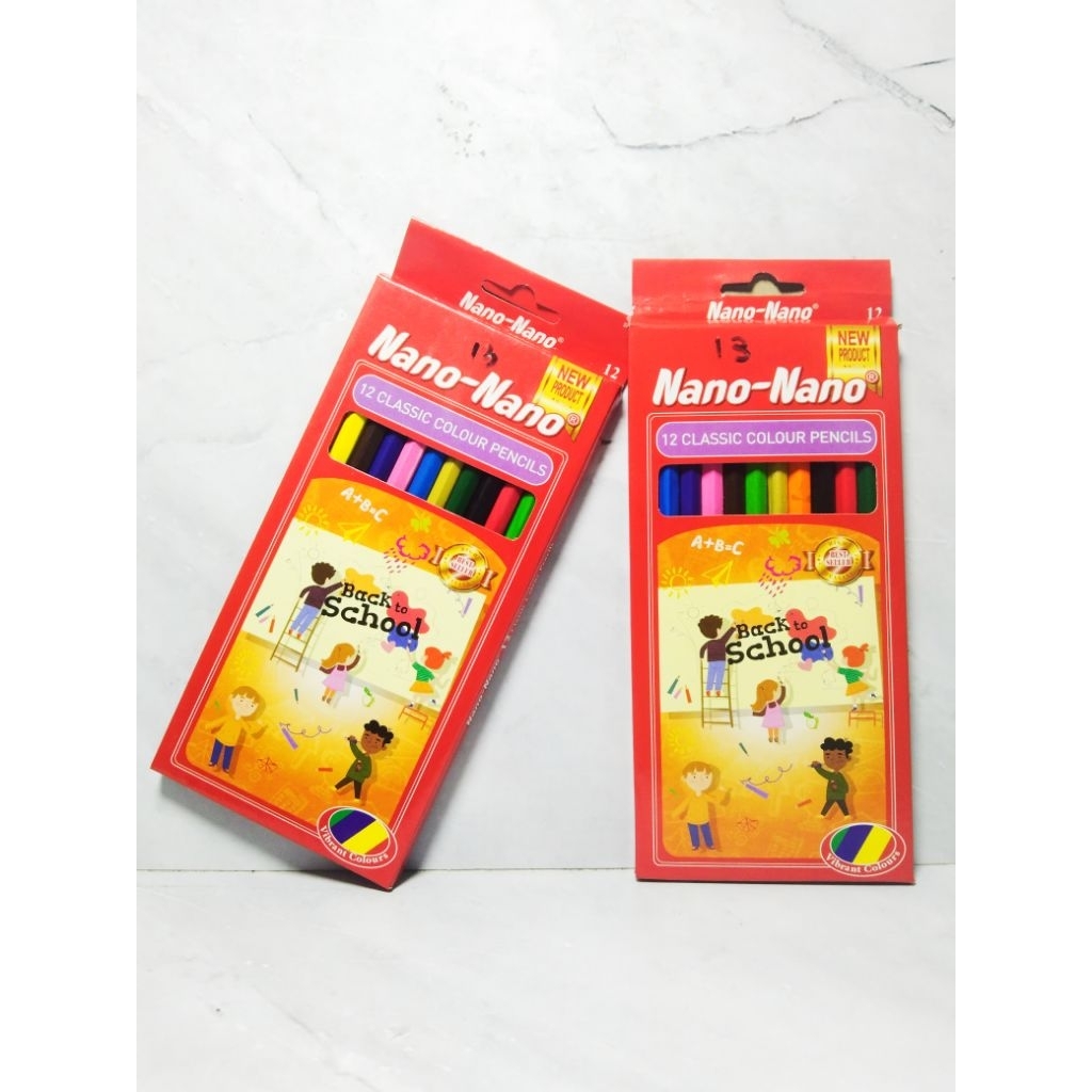 

PENSIL WARNA NANO-NANO ISI 12 WARNA / PENSIL CAT KAYU ISI 12 WARNA - NANO-NANO