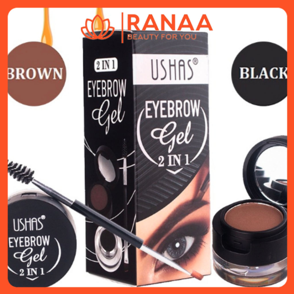 Ushas Eyebrow Gel Brow 2 In 1