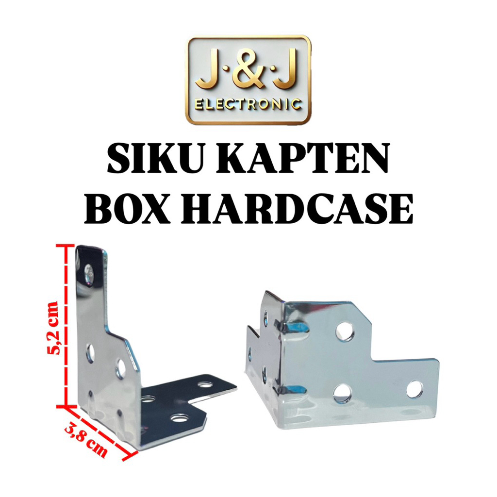 Siku Kapten Box Hardcase Besi Silver T B-506