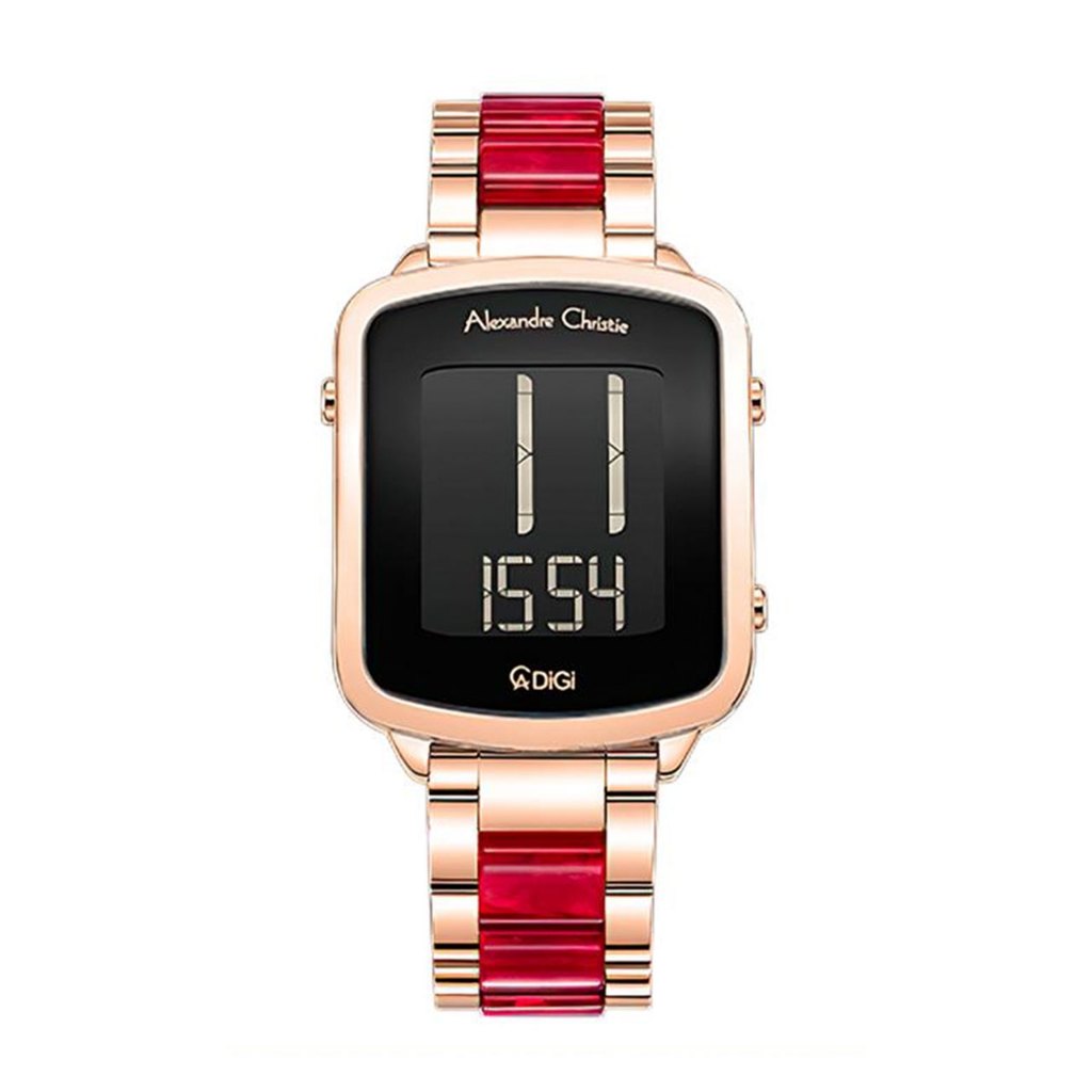 Jam Tangan Wanita Digital Alexandre Christie 9381LH AC9381 AC 9381 LH 9381 LHBRGBADR Original Garans