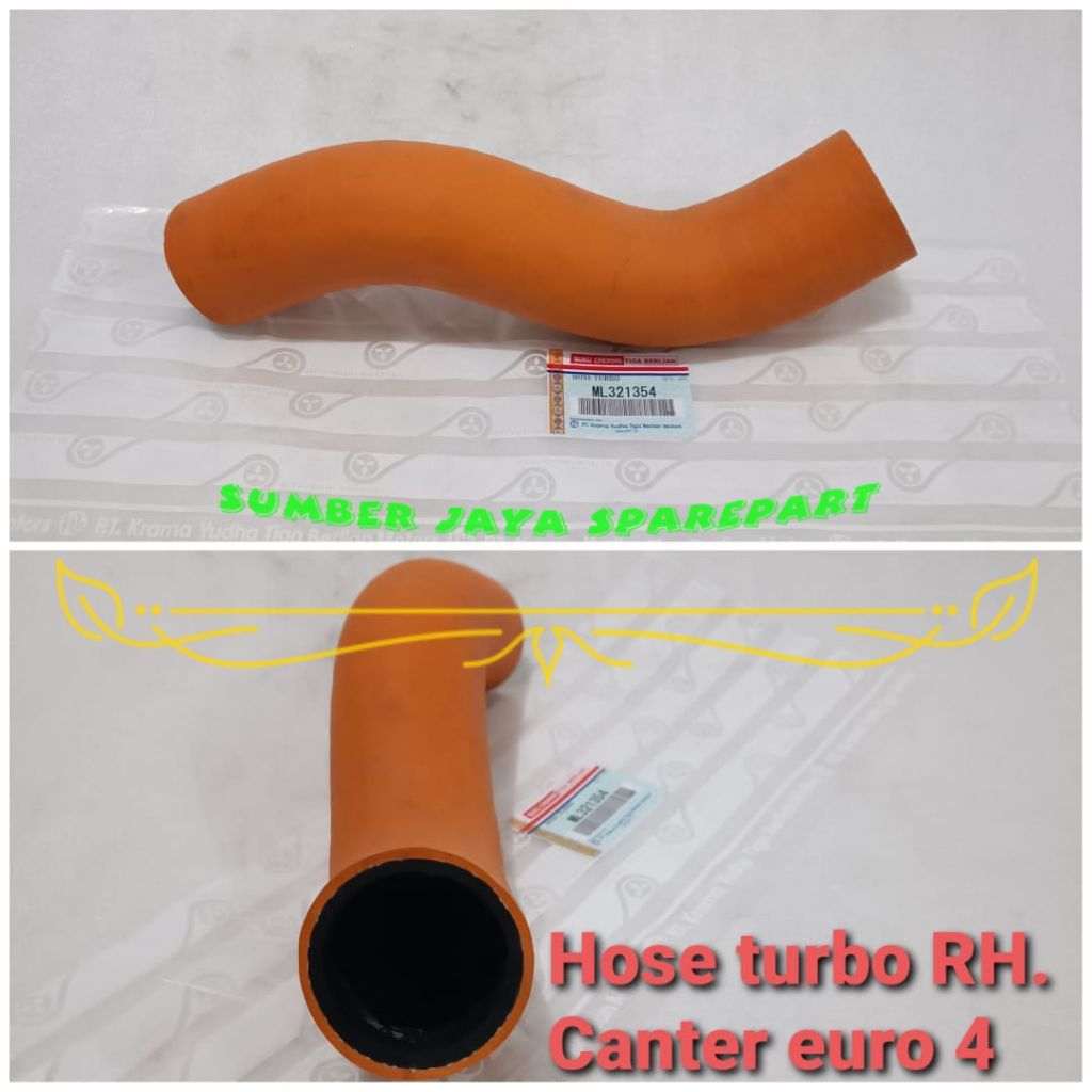 hose turbo canter euro 4 kanan / selang turbo canter euro 4 bagian kanan