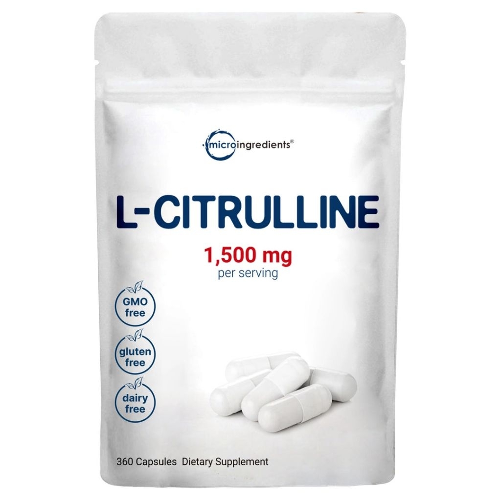 Terlaris Micro ingredients L-CITRULLINE 1,500 Mg Original USA Meningkatkan Sistem Kekebalan Tubuh / 