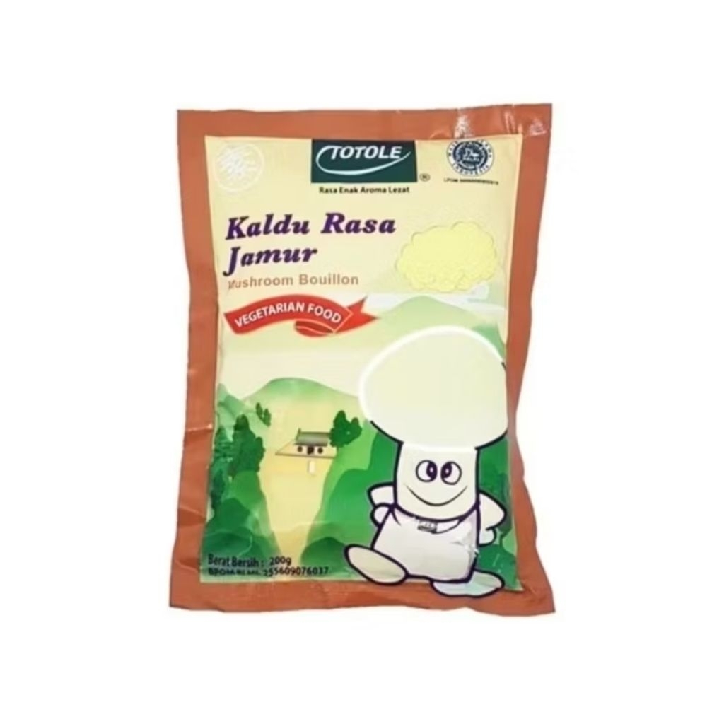 

totole kaldu jamur 80 gram halal kaldu vegan