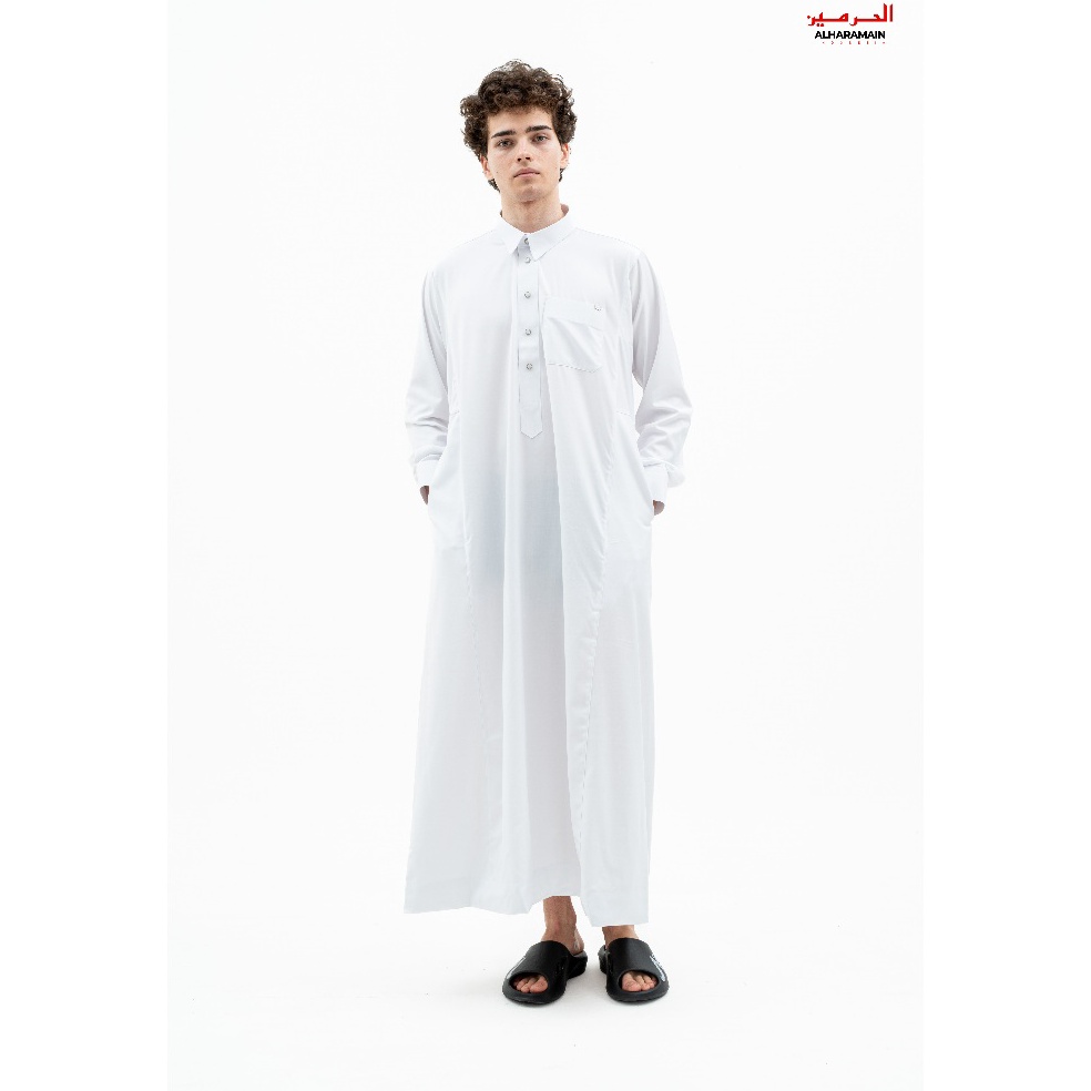 KODE V15J AL Haramain Jubah  Gamis Pria Remaja  Dewasa Premium Series Semi Wol Manset 2417 5759 662 