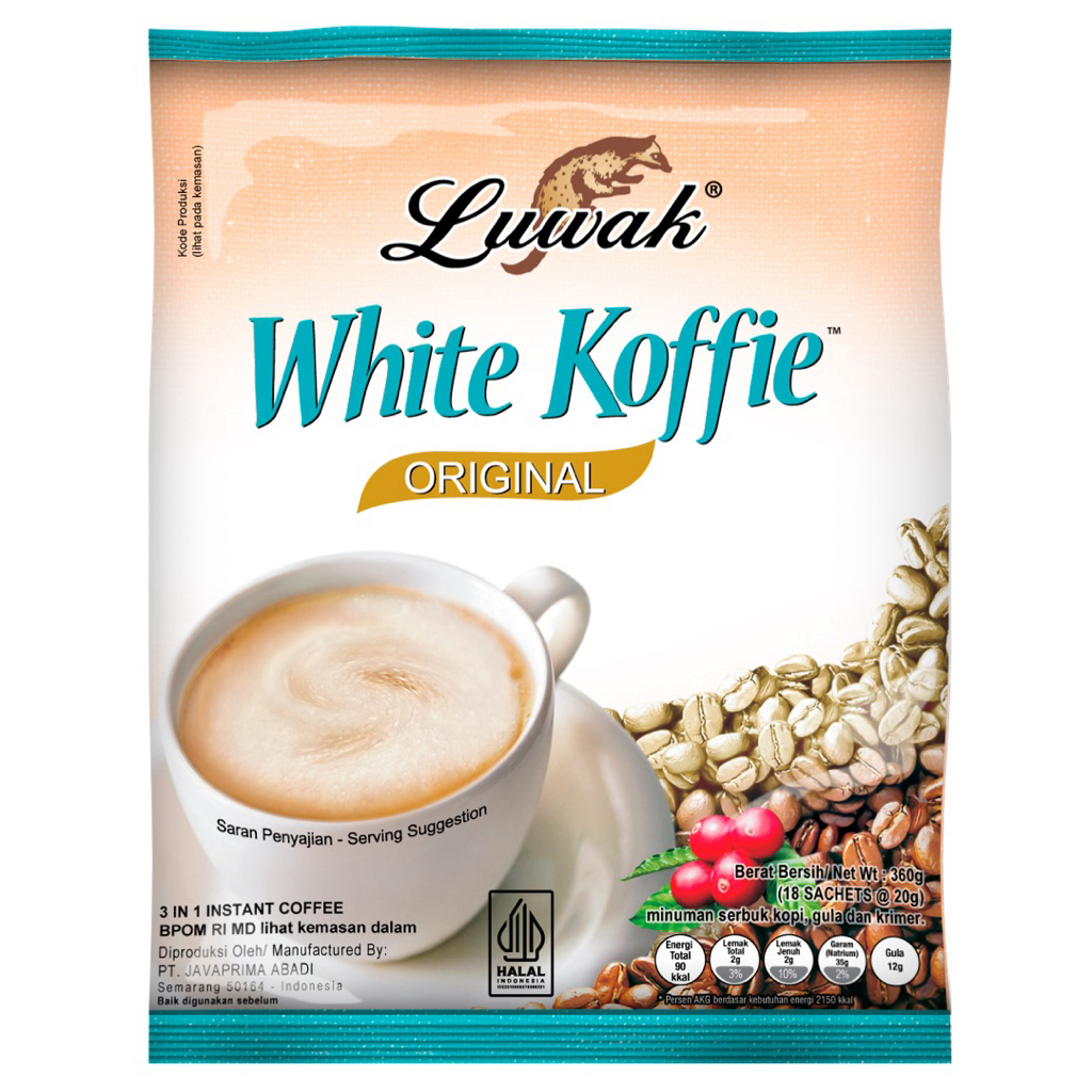 

Kopi Luwak White Koffie Original Renceng (1 renceng isi 10 sachet)