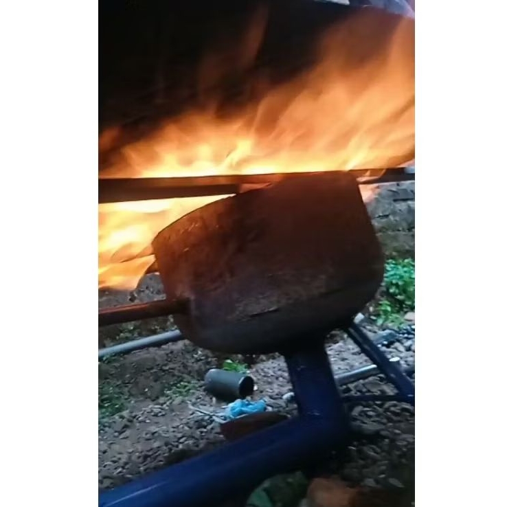 kompor oli jumbo api EDANNN..tanpa blower