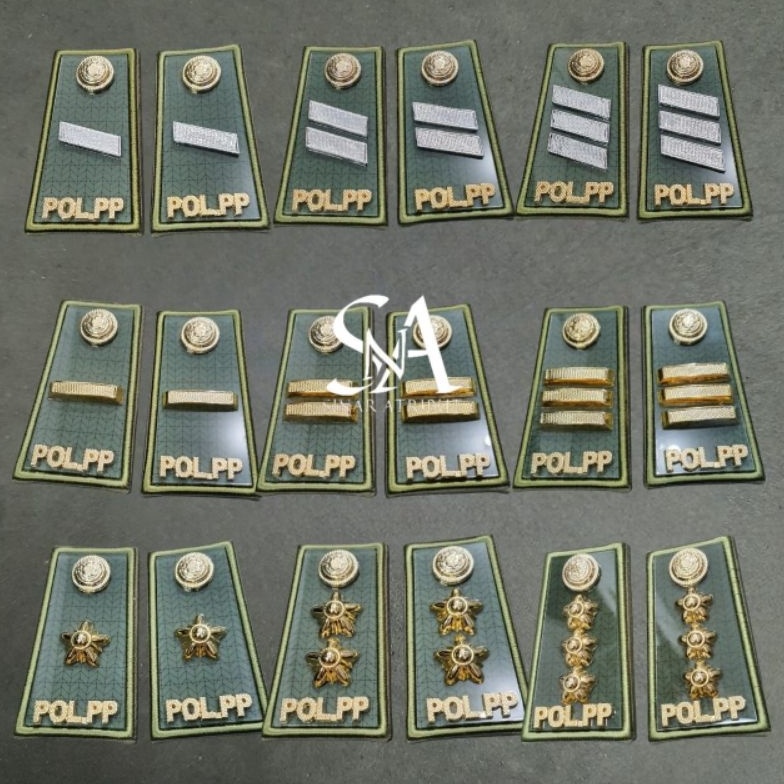 KODE W97S TANDA PANGKAT PDH SATPOL PP GOLONGAN LENGKAP 2A 2B 2C 2D 3A 3B 3C 3D 4A 4B LIS MERAH ATRIB