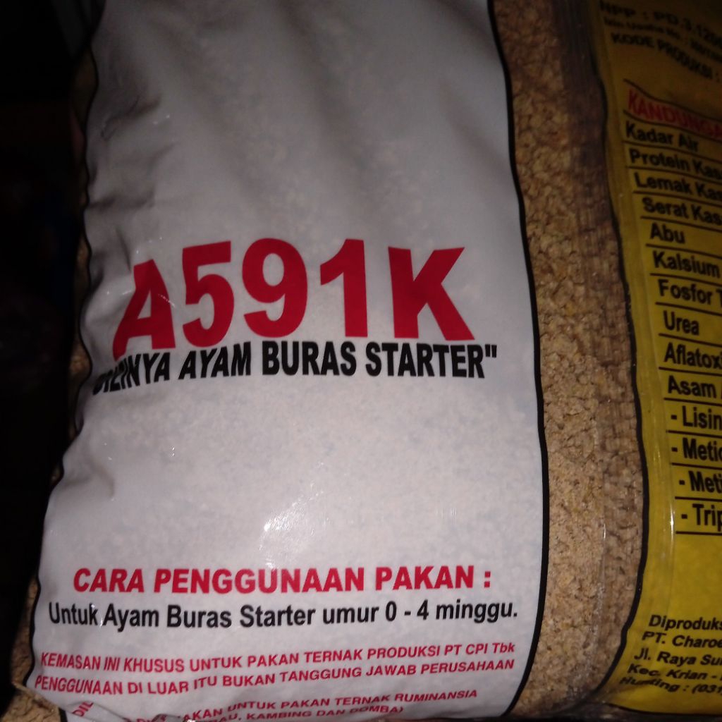 Glaciaamart Pakan Ayam A591K 1Kg Pakan Ayam Buras Anak Ayam Por Ayam