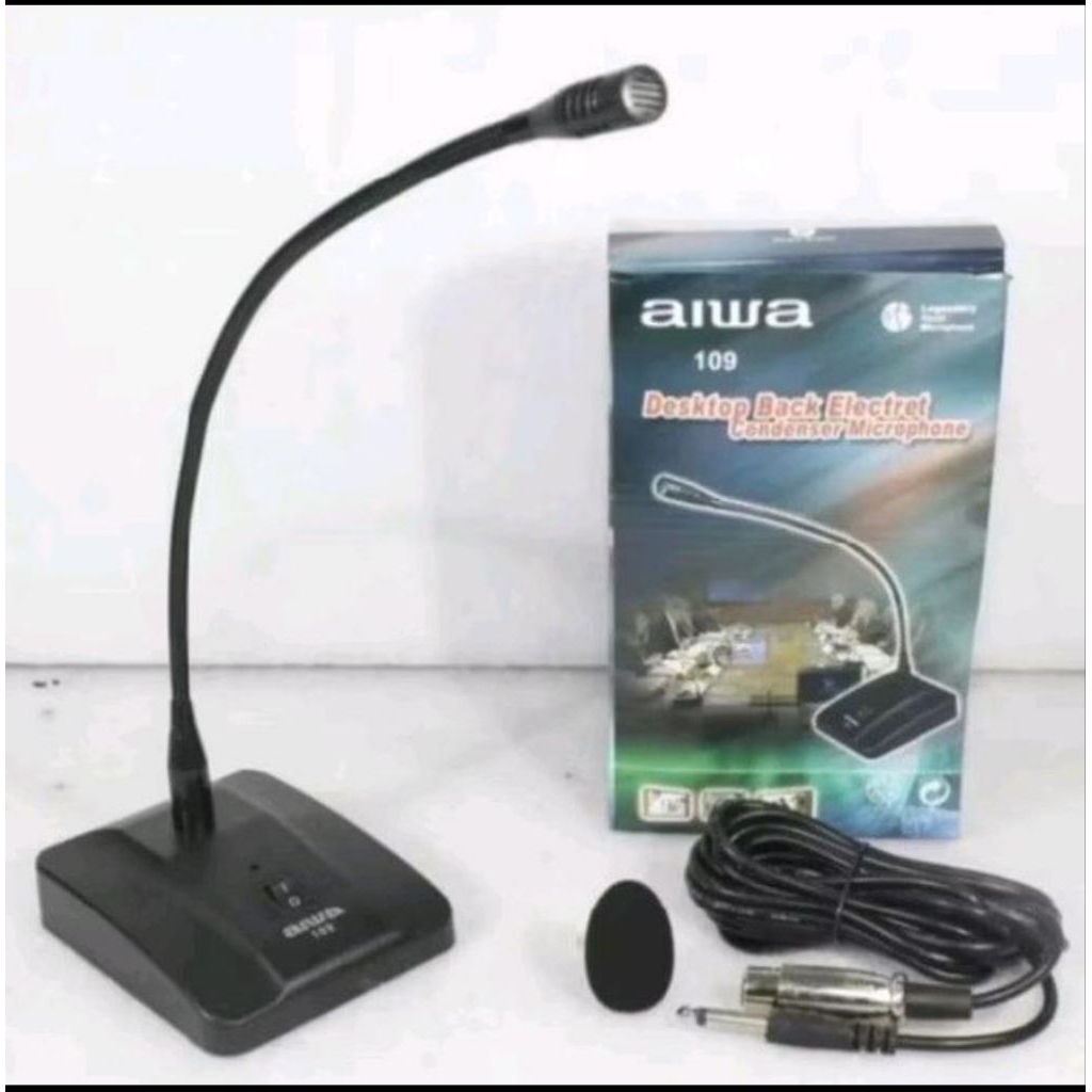 Mic Meja Podium Aiwa 109 Microphone Condenser