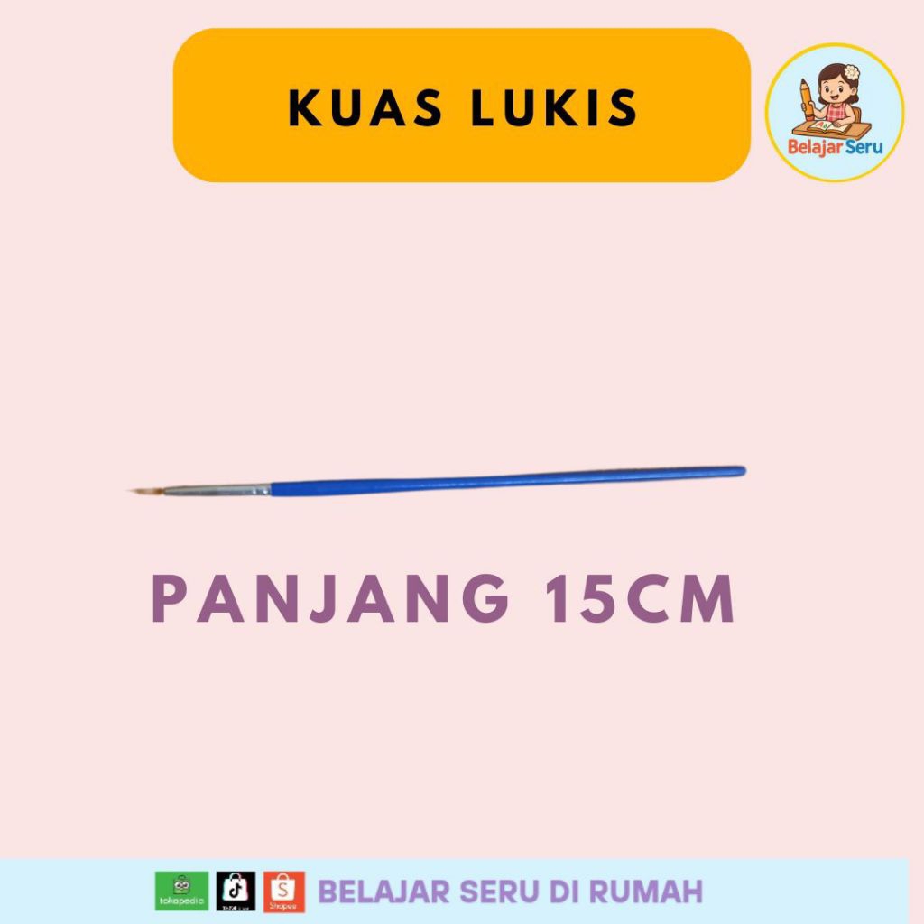 

Kuas Lukis Gypsum Painting ukuran 15cm