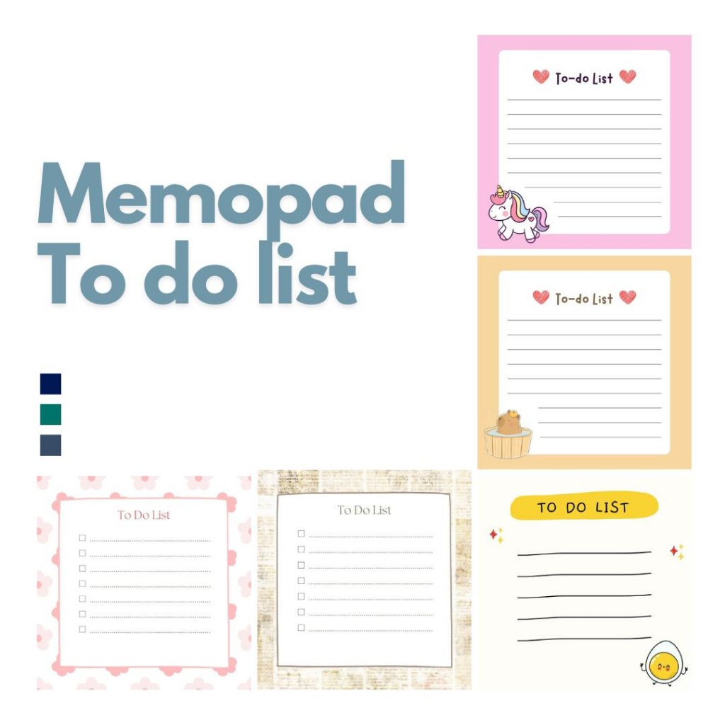 

Memopad to do list