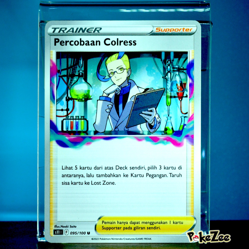 Percobaan Colress Kartu Staple Trainer Pokemon TCG Indonesia