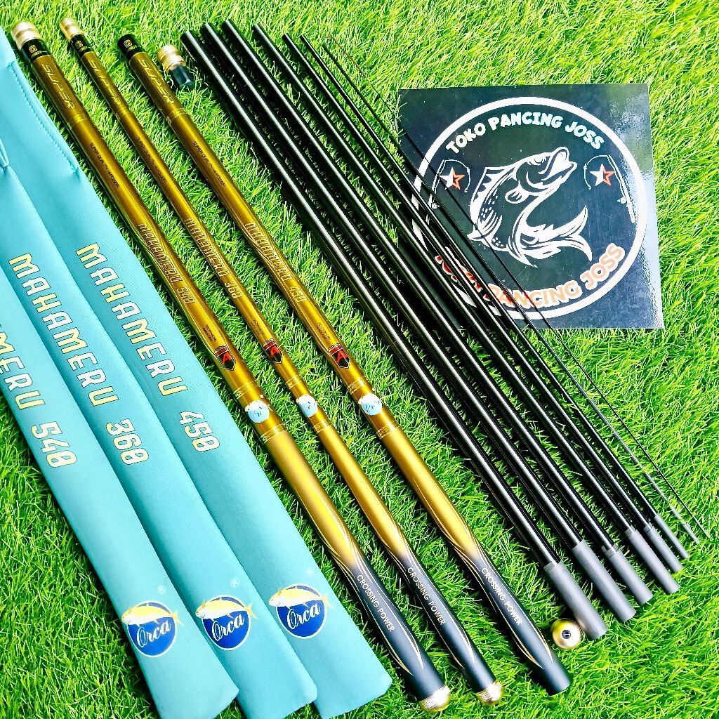 TEGEK KAKU RINGAN ORCA MAHAMERU 360 450 540 bahan carbon kaku  ringan kuat