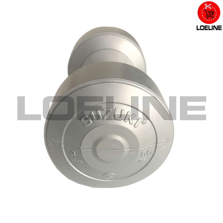 KODE U76H Dumbel Suzuki 3 Kg Dumbell Plastik Barbel Fitness Murah Berkualitas